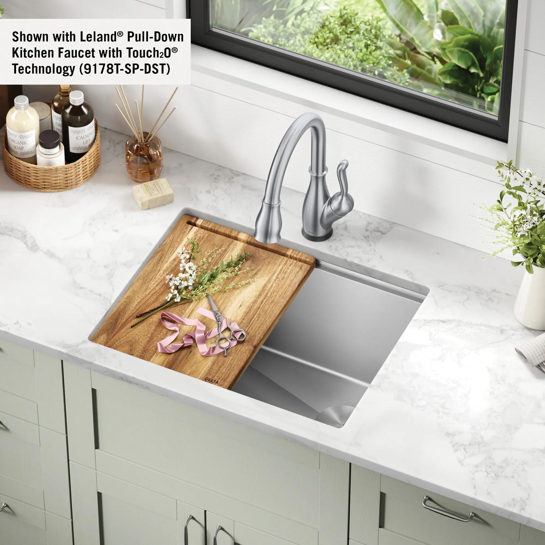 24&rdquo; Workstation Undermount Single Bowl 16 Gauge Stainless Steel&nbsp;Laundry&nbsp;Utility&nbsp;Kitchen Sink with&nbsp;WorkFlow&trade; Ledge and Accessories